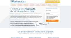 Desktop Screenshot of kreditkarte.org