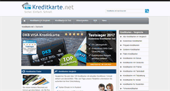 Desktop Screenshot of kreditkarte.net