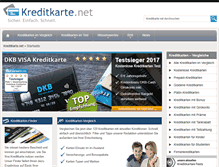 Tablet Screenshot of kreditkarte.net